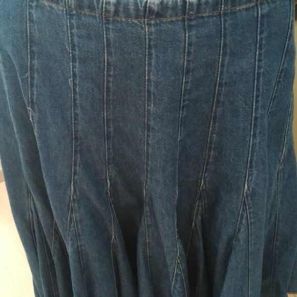 Short Gored Denim Skirt by For Joseph Size S - Picture 2 of 8
